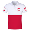 Fitspi Poland Polo Shirt DIY Free Custom Name Number Pol Polo Shirt Country Flag Pl Republic Poland Country 3d Clothes