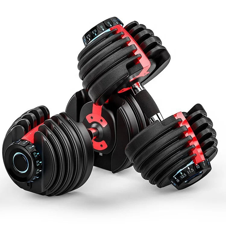 New Automatic Adjustable Dumbbell Stand Weight Adjustable Dumbbell for Body Building