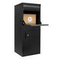 Customized Steel Waterproof Parcel Box with Lock Free Standing Anti-Theft Mailbox for Secure Multi-Unit Delivery