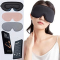 Anthrive Ice Silk 3 Colors Sleep Mask for Side Sleeper Blackout 3D Sleep Eye Mask for Sleeping Night Blindfold for Men Women