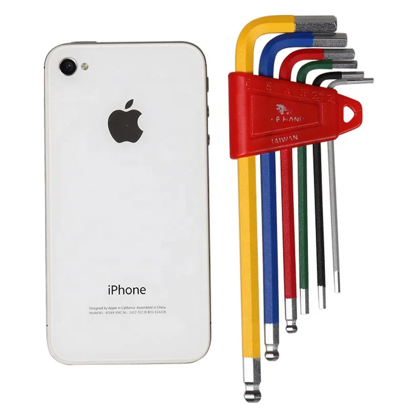 Bike Hand Six Color Hexagonal Tool Wrench Bike Repair Tool Set Use Advanced Nickel Electroplating Process