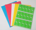 Self Adhesive Waterproof Cable Labels Stickers for Computer & Camera 30pcs A4 Sheet Strong Adhesive Customizable