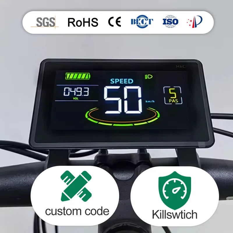 Bicycle Computer Large Screen Led Cycling Computer Odometer Accurate Waterproof Bicycle Speedometer E Bike Accessories