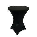 Manufacturer Polyester Spandex Round Party Table Cloth Stretch Spandex Wedding Cocktail Table Cover