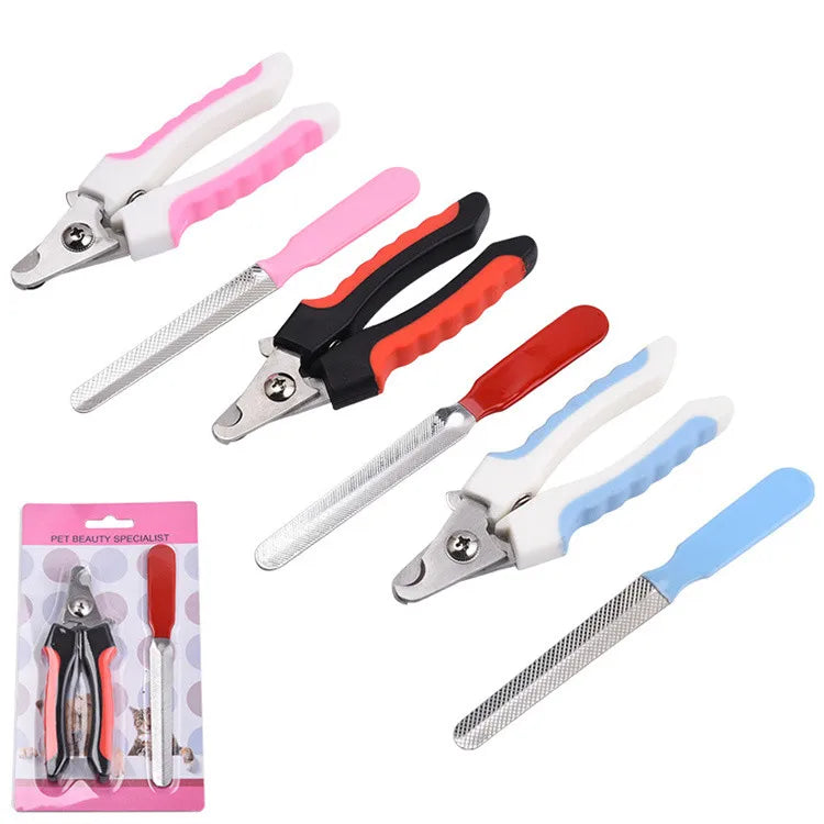 Professional Grooming Stainless Steel Pet Nail Clipper Cutter Scissors Set