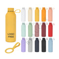 Wholesale Factory Custom 17oz 500 ML Rubber Paint Stainless Steel Small Mouth Sport Gym Water Bottles Vacuum Flask