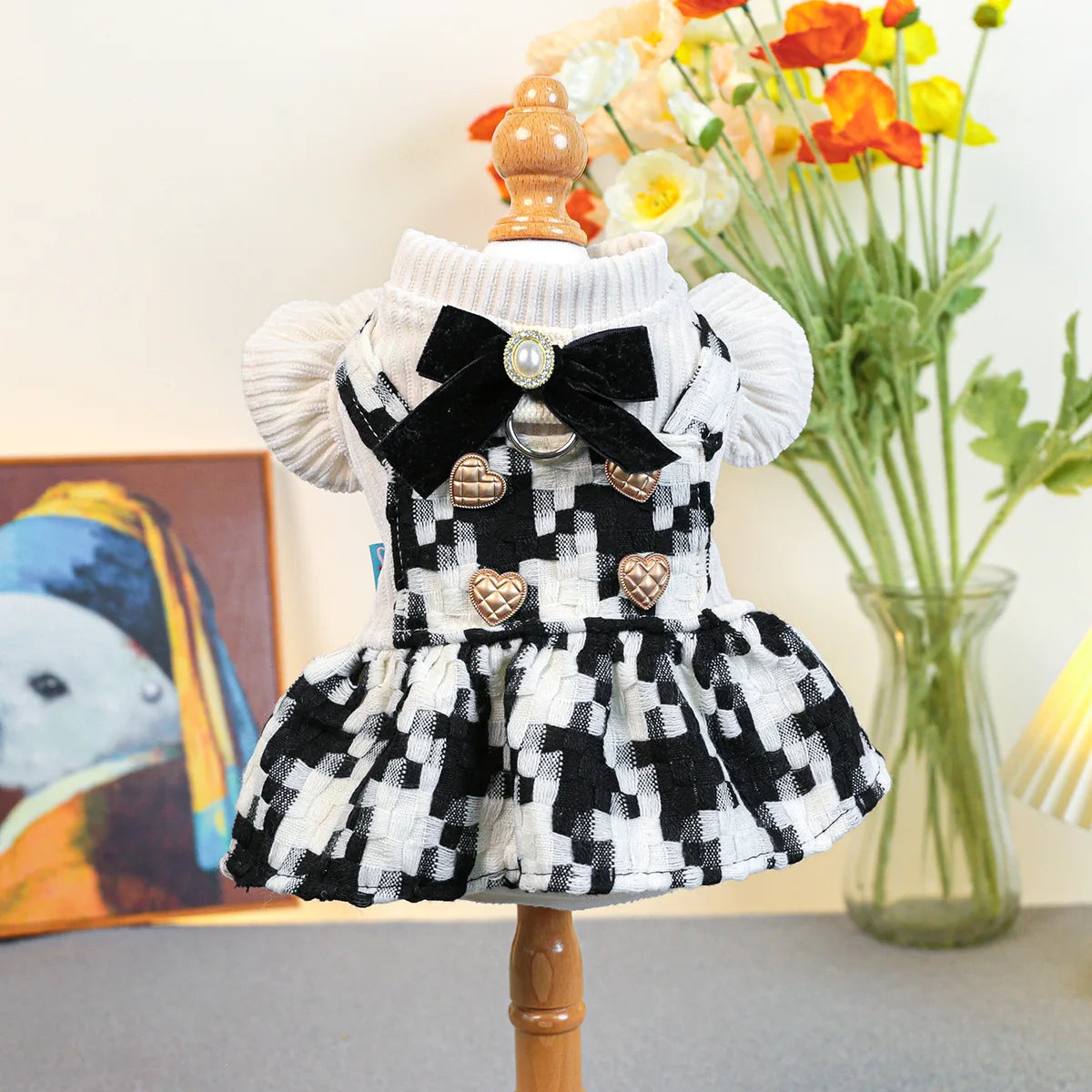 OEM ODM Cute Embroidery Pet Clothing Summer Dog and Cat Dresses and Skirts Custom Apparel for Pets Clothes Dog Dress