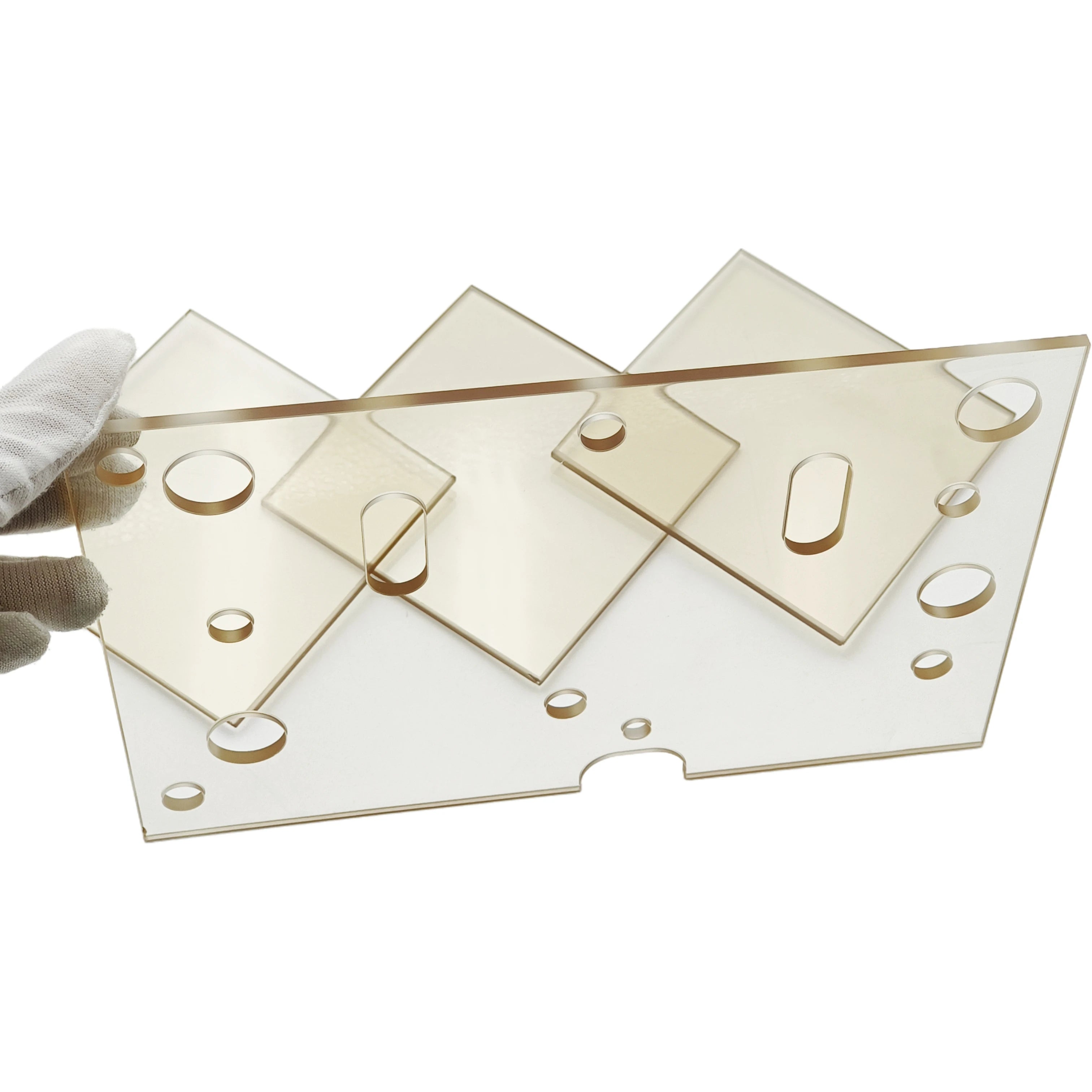 Fire Rated Ceramic Fireplace Glass Door for Fireplace Heat Resistant Panel Stove Fireplace Transparent Glass Sheet