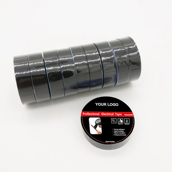 ANTI Shiny Water Proof Black Wire Liquid Waterproof Self Adhesive Custom Printed Vinyl Pvc Insulation Electric Electrical Tape