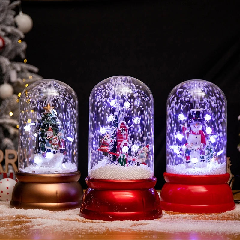 New Christmas Decoration Snowing Crystal Balls Christmas Gifts