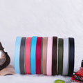 Wholesale Grosgrain Ribbon Solid Color Grosgrain Ribbon Factory  Custom Brand logo Grosgrain Ribbon Roll
