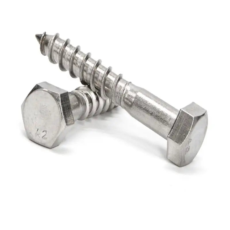 DIN571 Hexagon Head Stainless Steel Class 8 Wood Screws M4-M10 Black Oxide Finish Metric Measurement System
