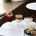 New Glass Dessert Goblet Ice Cream Yogurt Milkshake Mousse Cup Oatmeal Cup