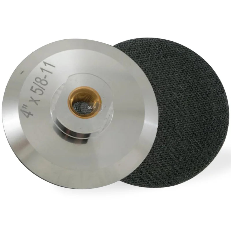 BK136 Aluminum Backer Rubber Flexible Polishing Pads Backing Pads Connector Backer or Granite Stone Angle Grinder Polisher