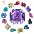 Manufacturer VVS Cushion Excellent Cut Colored Synthetic Moissanite Diamond Loose Gemstones Sparkling Brilliance for Jewelry