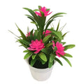 1 Piece Multi-color Artificial Potted Plants With 5 Small Lotus Simulation Small Bonsai Office Desktop Ornaments Home Decoration