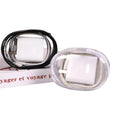 Clear Plastic Storage Box Keychain Recycle Transparent PVC Toy Display Pack Bag Keychain for Promotion