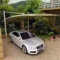 Pull-back Type Carport Curved Top Shed Over Car Garage Patio Canopy  Solar Carport Mounting
