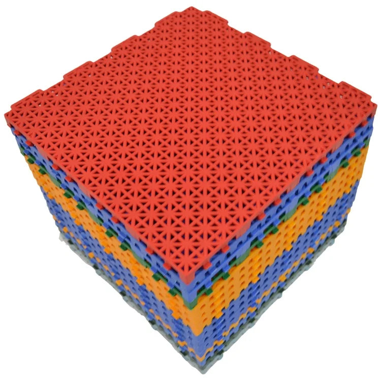LHDT Anti-slip Interlocking Decking Floor Tiles for Yard and Garden Sports