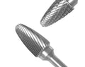 Hard Alloy Rotary Burr Tungsten Steel Grinding Head Metal Engraving Milling Cutter File FX1020 F1225M06