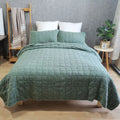 100% Cotton Stonewashed Bedding Cover Bedspread Full Queen Gary Quilt Bedspread Set Luxury Cotton Bedding Set