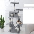 Hot Selling New Design Plush Safety Cat Scratching Poles Condos Towers Trees Wood Furniture Tower  SISAL CAT TREE