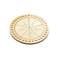 Fraction Learning Disc Wooden Montessori Math Educational Toys for Children