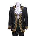 Europe Royal Court Prince Costume Men's Medieval Renaissance Victorian Stage Performance Costume Outfit Masquerade Party Suit