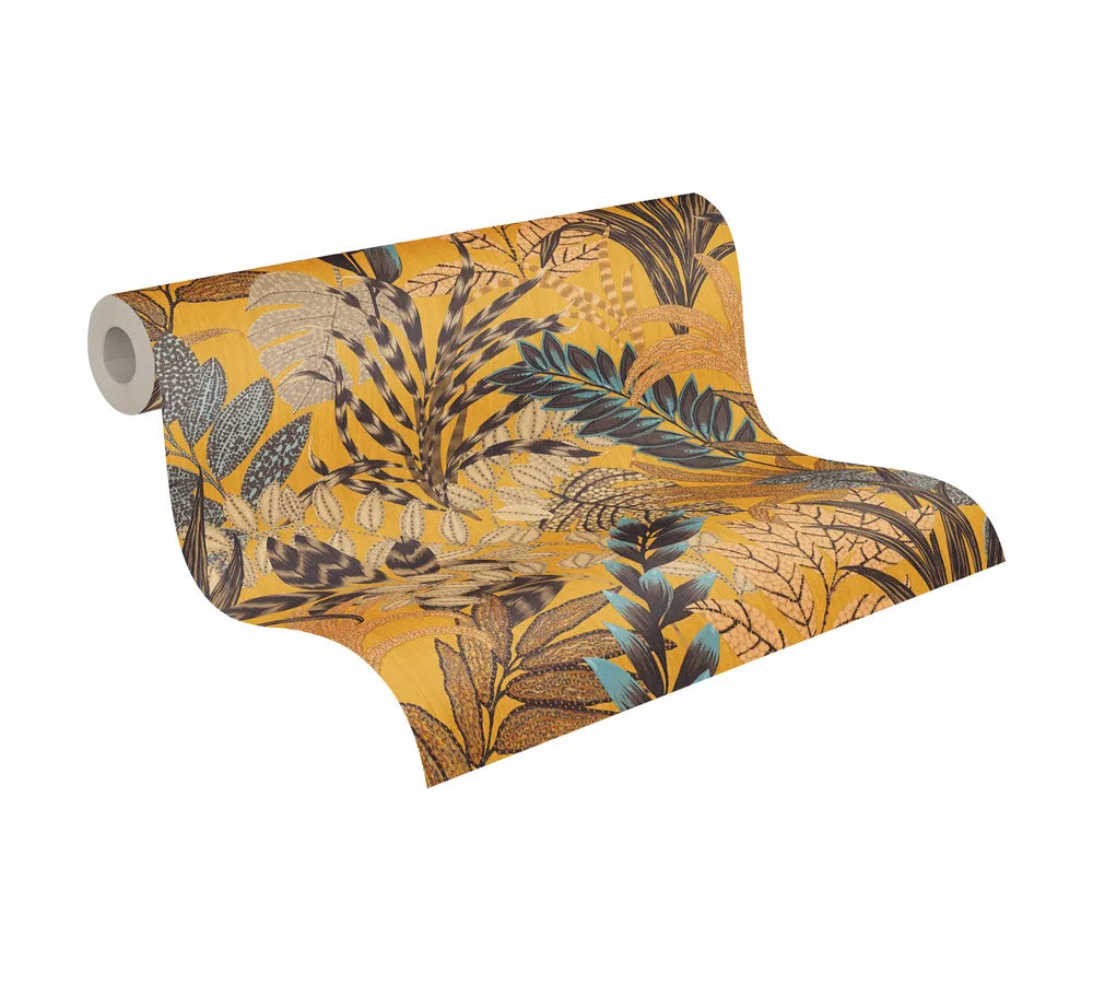 High Quality German Made Tropical Design Background Wallpaper New Popular Eco-Friendly Botanical Pattern Apartment Use A.S.