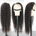 22-26inch Cheap Curly Natural Human Hair Wig With FrontalWater Wave Lace Frontal Wig Human Hair for Black Women Best-Selling