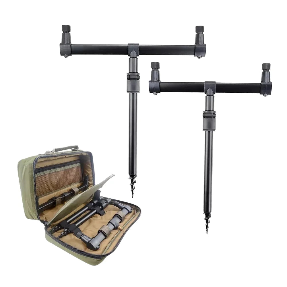 Carp Fishing Tackle Bag with Buzz Bar Carryall Luggage with Bank Sticks Rod Pod Set