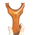 New Technology Wood Copper Head Tiangang Flying Tiger Flat Leather Slingshot Precision Outdoor Sandalwood Desert Iron