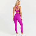 Hot Selling Women Stretchy Compression Squat Proof Lightweight Breathable Bra and Leggings Yoga Sets