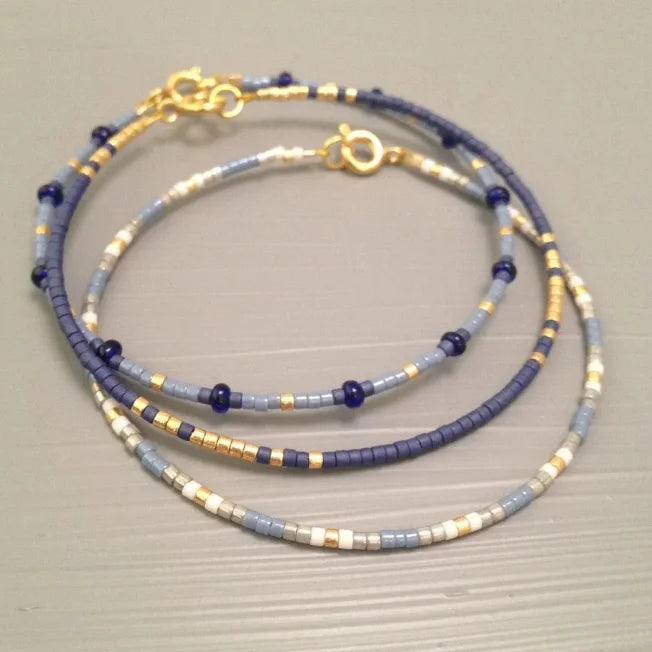 Dainty Mini Beaded Bracelet Minimalist Bracelets Hand-woven Fine Bracelet for Women Gift for Her