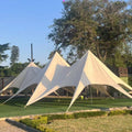 Outdoor 10m 15m 20m Camping Waterproof Peaks Canopy Sun Shade Star Awning Garden Camper Tarps Tents for Garden