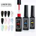 JTING Hot Popular New Design Private Label Liner Nail Gel Polish 12 Colors Collection OEM/ODM Custom Support Free Sample Service