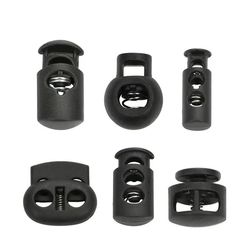 Plastic Buckle Toggle Cord Lock Stopper Adjustment Luggage Buckle Buttons