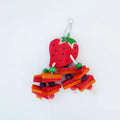 Colorful Eco-friendly Bird Chew Toy Pet Supplier Natural Wood Block Parrot Chewing Toy
