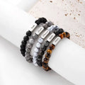 Healing Crystal Bracelets 8mm Natural Stone Beaded Stretch Bracelet Amethyst Jewelry Gifts