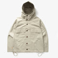 Factory Men's Sporty Hooded 100% Cotton Twill Spring Jackets with Adjustable Hem and Chest Pockets OEM Service