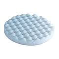 7''  180mm White Cutting  Buffing Pads Microfiber Pad Waffle Buffing Pads  for Compounding Polish and Waxing