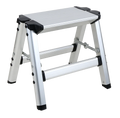Folding 1 Step Stool Aluminum Ladder Portable Modern Design for Living Room Kitchen Home & RV Use