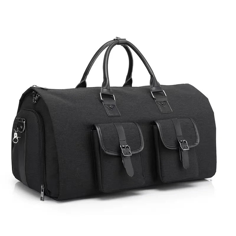 New Design Fashion Large Capacity Foldable Waterproof Oxford Zipper Duffle Bag Multi-functional Suit Storage Travel