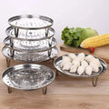Multifunctional Steaming Tray Thickened Water-proof Steaming Rack Steamer Grate Household Steaming Grid Kitchen Steamed