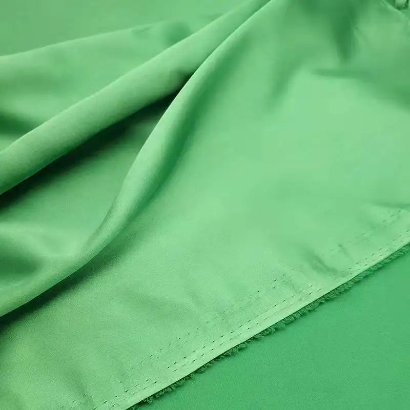 Best Cheap Bright Stretchy Satin Fabric  Fashion Wmen's Dress Lining Fabric