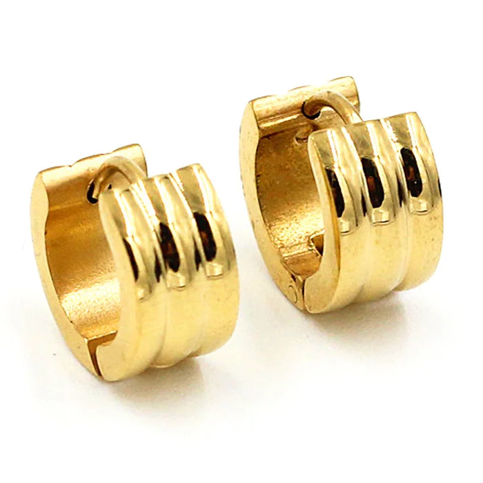 Ason Cheap New Fashion  Jewelry Earrings Luxury Stainless Steel Hoop Earrings for Women
