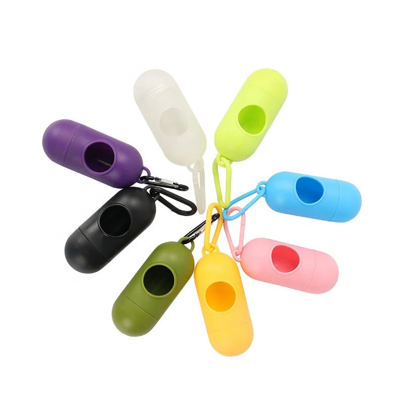 Juice Pet Outdoor PP Material Plastic Buckle Dog Poop Bag Holder Dispenser with Customized Waste Bags