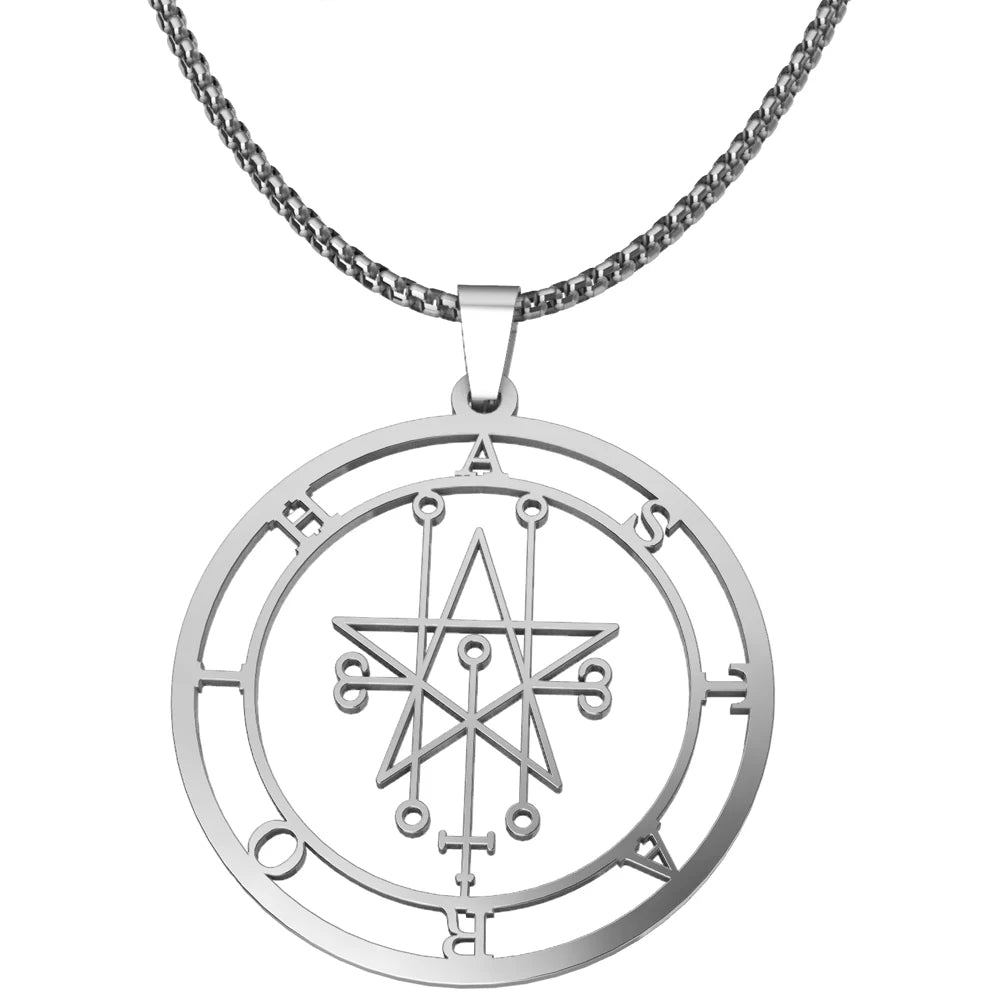 Demon Sigil Goetia Devil Necklace Collares De Acero Inoxidable Por Mayor Customizable Gold Necklace Scorpion Jewelry 2024