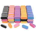 Customized High Quality Mini Double Side Colorful EVA Sponge Buffer Nail File 100/180 Grit OEM Finger Foot Nails 4.5x2x1.2cm