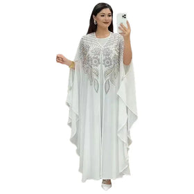 2024 New Designs Robes Print Long Abaya Muslim Dress Women Dubai From Islamic Clothing